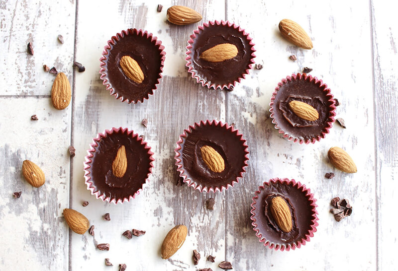 Raw Cacao & Almond Butter Cups